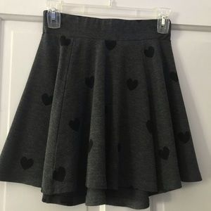 Grey circle skirt